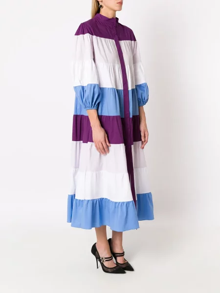 Sukienka koszulowa Olympiah w paski garniturowa