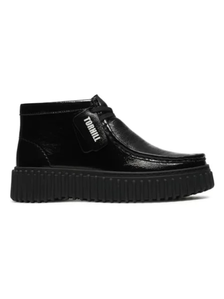 Kotníková obuv Clarks černé