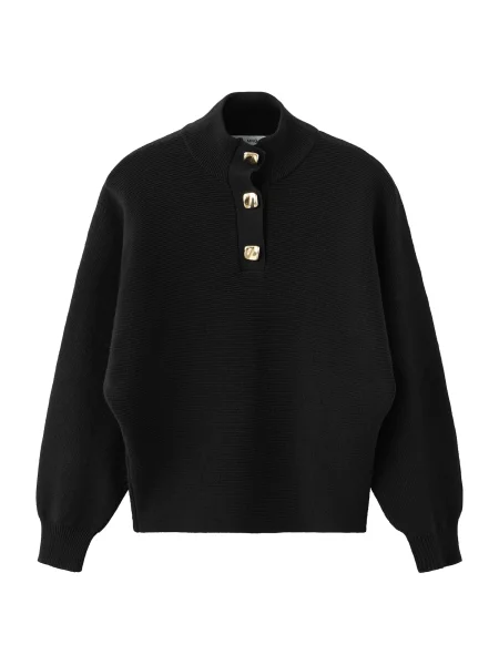 MANGO Sveter UPTOWN' čierna