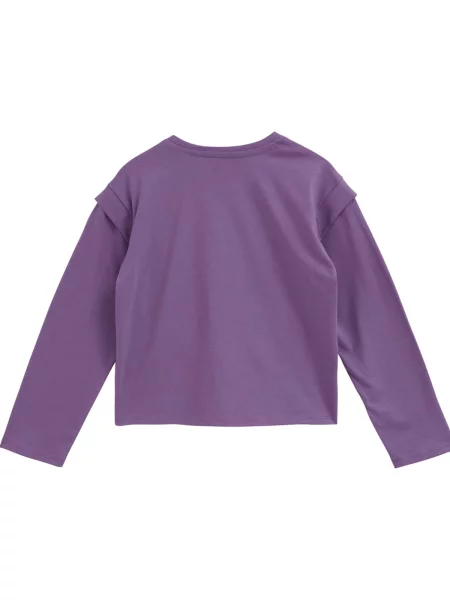 WE Fashion Majica tamno ljubičasta