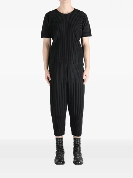 Πλισέ μπλούζα Homme Plissé Issey Miyake μαύρο