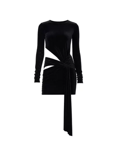 Rochie mini Amazuìn drapată negru