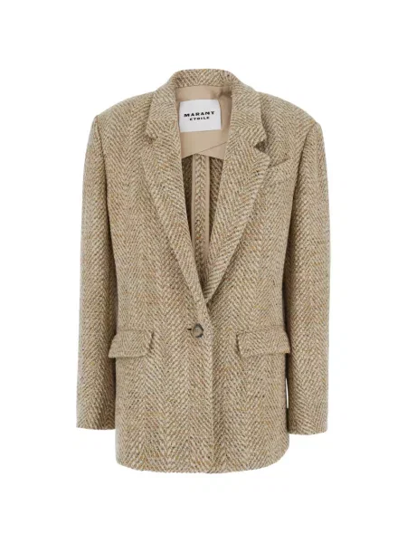 Sacou Marant Etoile tricotate cu model herringbone