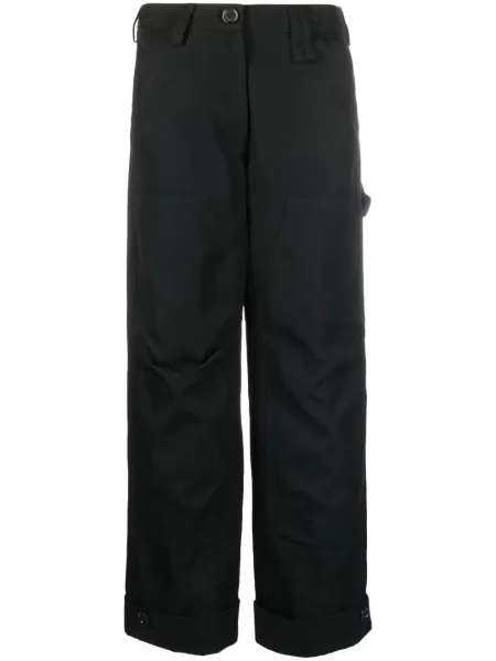 Pantaloni Simone Rocha de lână negru
