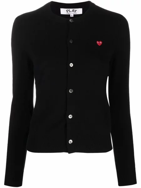Cardigan Comme Des Garcons Play tricotate negru