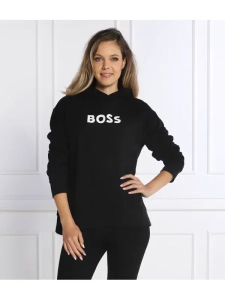 BOSS BLACK Hanorac | Relaxed fit negru