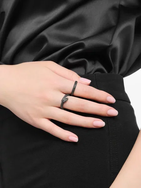 Inel Thomas Sabo cu model piele de șarpe