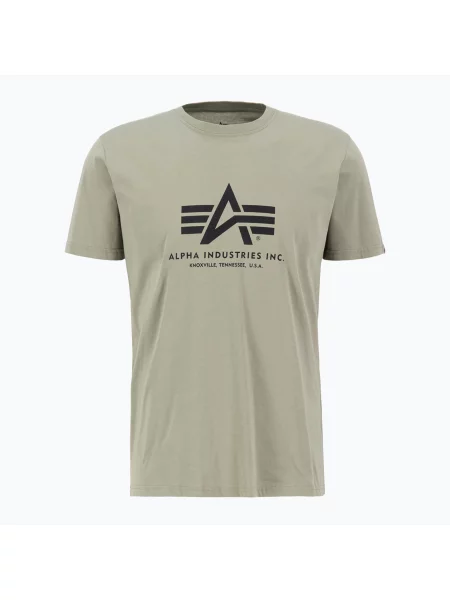 Férfi póló Alpha Industries Basic olive Basic zöld