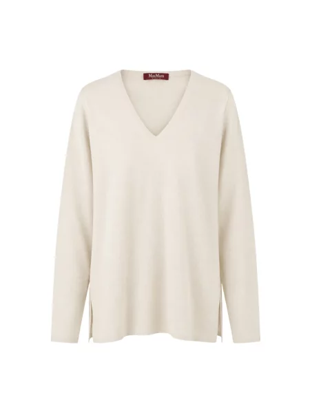 Sweter Max Mara Studio beżowy