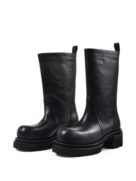 Botine Rick Owens din piele negru