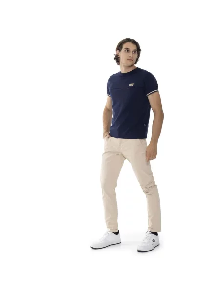 Pantaloni chino Leone 1947 galben