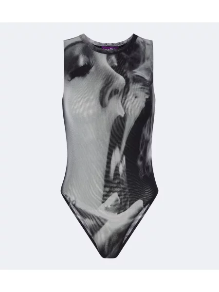 Body Jean Paul Gaultier cu imagine negru