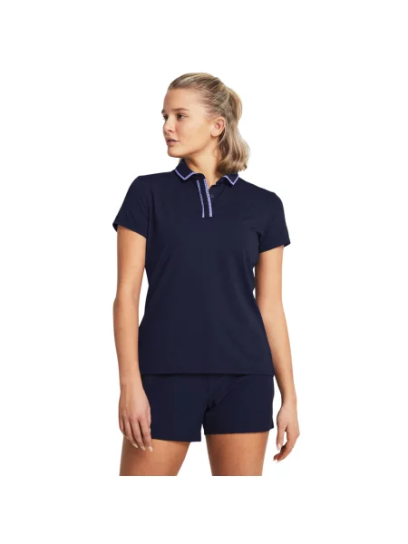 Kołnierzykowy koszulka Under Armour niebieska