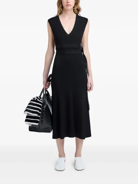 Rochie midi Proenza Schouler până la genunchi de costum negru