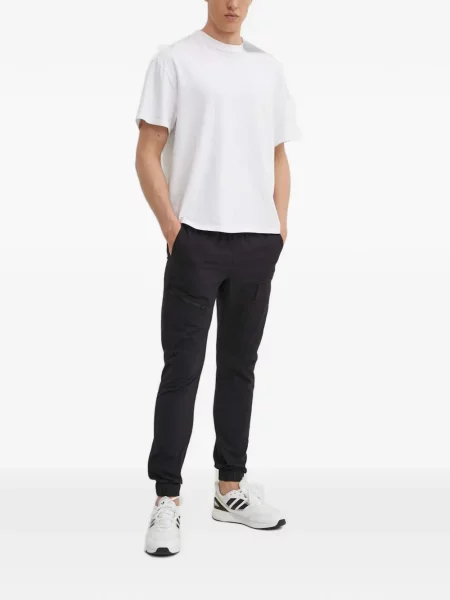Cu centură pantaloni cargo Picture negru