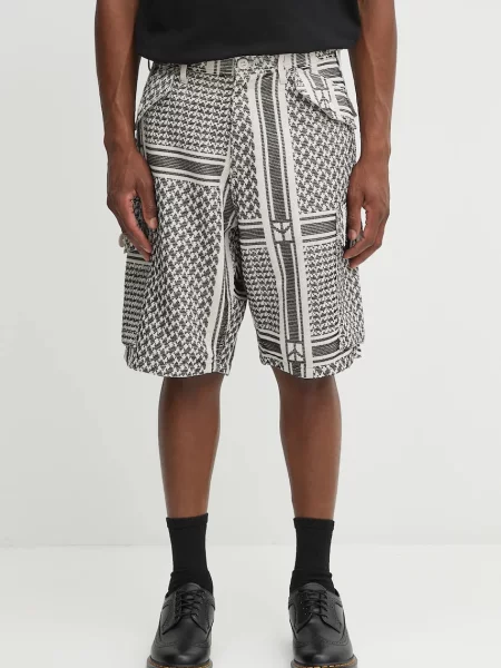 NEIGHBORHOOD pantaloni scurți jq shemagh cargo short pants alb