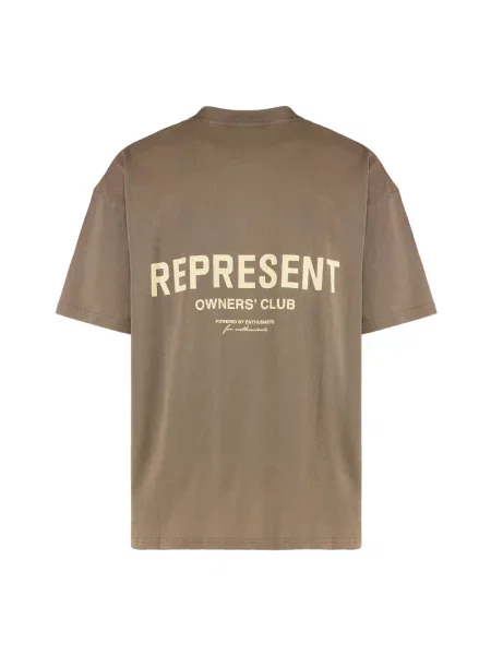 REPRESENT Koszulki Mężczyzna Beżowy S koszulka brązowa