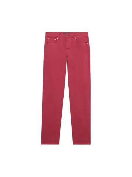 Spodnie Brooks Brothers z 5 kieszeniami czerwone