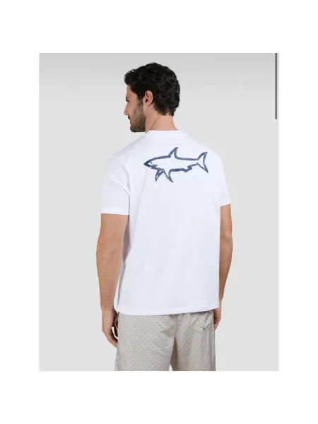 Koszulka Paul & Shark klasyczna biała
