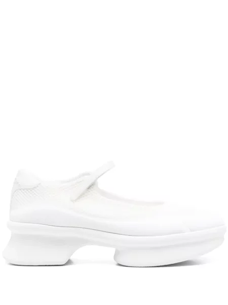 Sneakerși Prada plasă alb