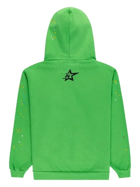 Hanorac cu glugă Sp5der verde