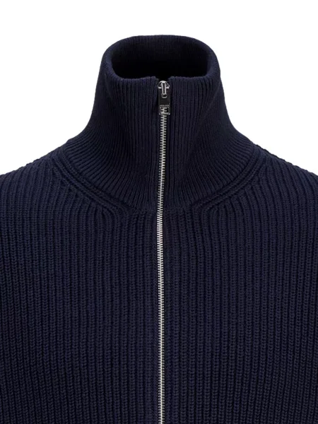 JACK & JONES Kardigán Blastandfort tmavomodrá