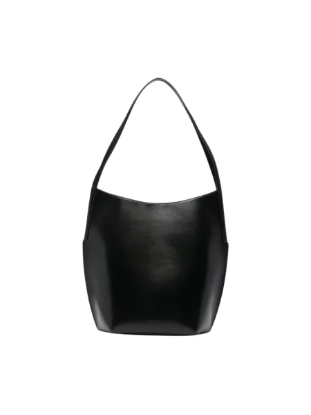Shopperka Jil Sander skórzana czarna
