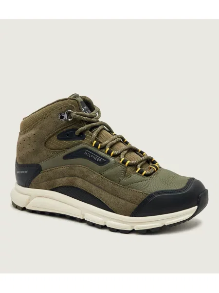 Tommy Hilfiger Ghete de trekking Mix Chukka Runner | piele întoarsă