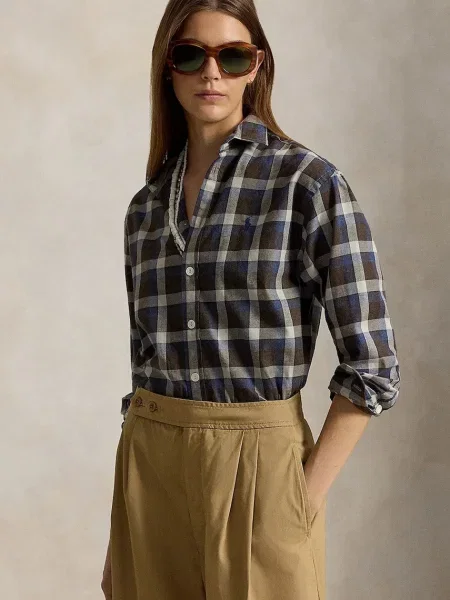 Polo Ralph Lauren cămașă de damă din maro