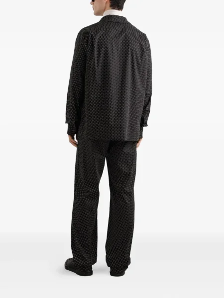 Pantaloni Dolce & Gabbana cu buline negru