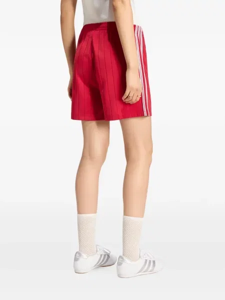 Tricou Adidas cu broderie cu dungi negru