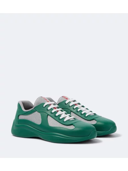 Sneakerși Prada verde