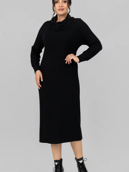 Сукня міді All Posa чорний