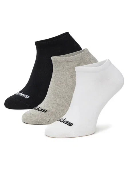 Adidas Set de 3 perechi de șosete joase unisex negru