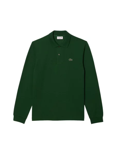 Lacoste longsleeve gładki zielony