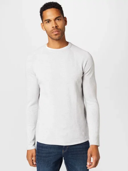 TOM TAILOR DENIM Pulover gri piatră