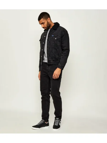 Versace Jeans Couture Sneakers FONDO BROOKLYN DIS. cu adaos de piele negru