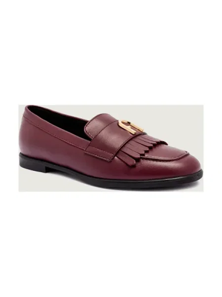 Furla De piele pantofi loafer FURLA CHIC bordo