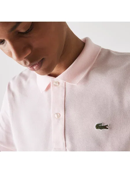 Поло Lacoste розовое