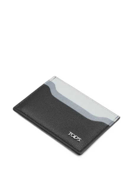 Кожено портмоне Tod's черно