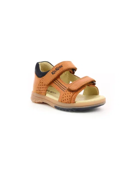 Sandały dziecięce KICKERS PLAZABI brązowe