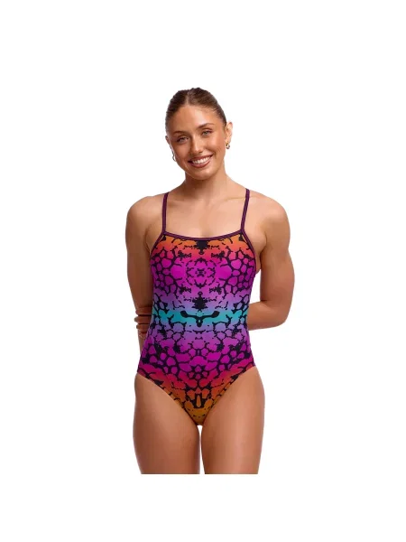 Costum de baie întreg pentru femei Funkita Single Strap One Piece wild animal