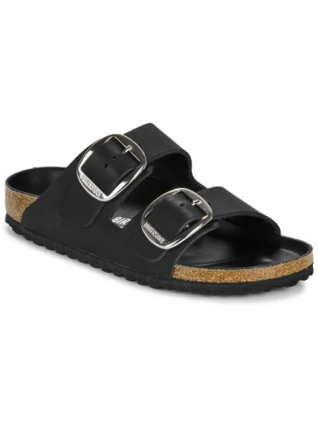 Papuci Birkenstock cu cataramă negru
