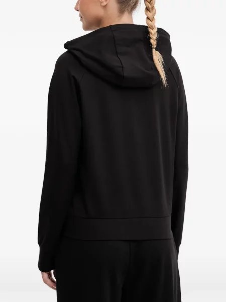 Hanorac cu glugă Ea7 Emporio Armani negru
