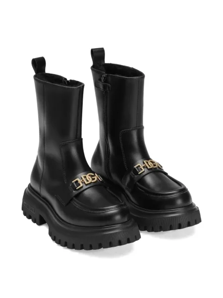 Botki dziecięce Dolce And Gabbana czarne