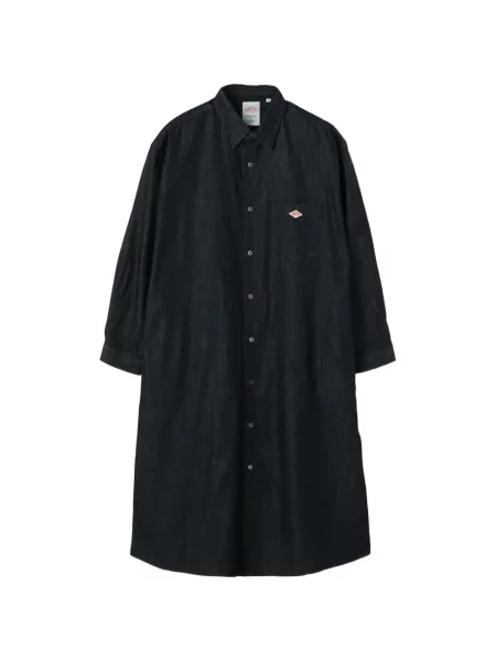 Gulerat rochie tip cămașă Danton albastru