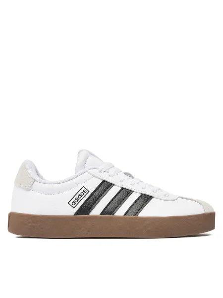 ADIDAS SPORTSWEAR Nízke tenisky Court béžová / svetlosivá / čierna biela