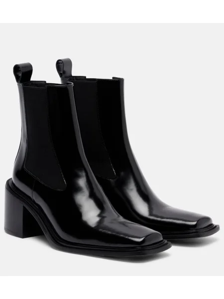 Botine chelsea Souliers Martinez din piele negru