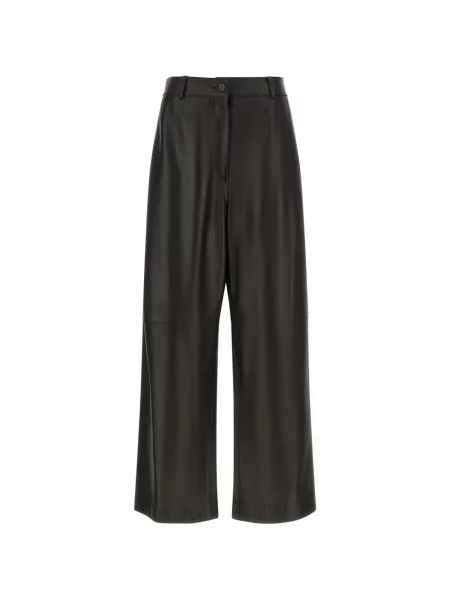Pantaloni P.a.r.o.s.h. din piele negru