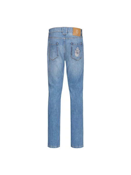 Jeansy Billionaire niebieskie